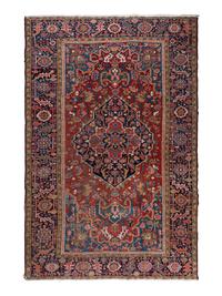 A Heriz Wool Rug