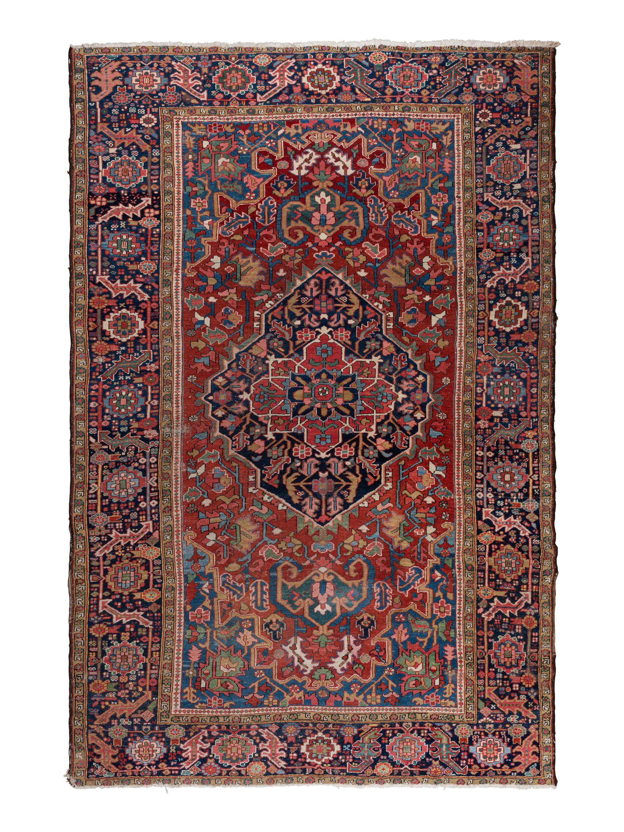 A Heriz Wool Rug