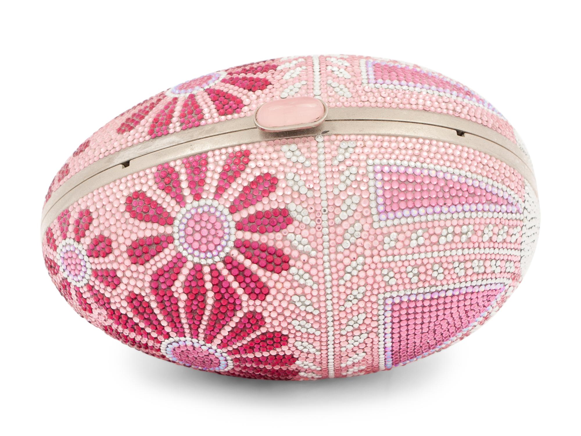 Judith Leiber Pink Egg Minaudière