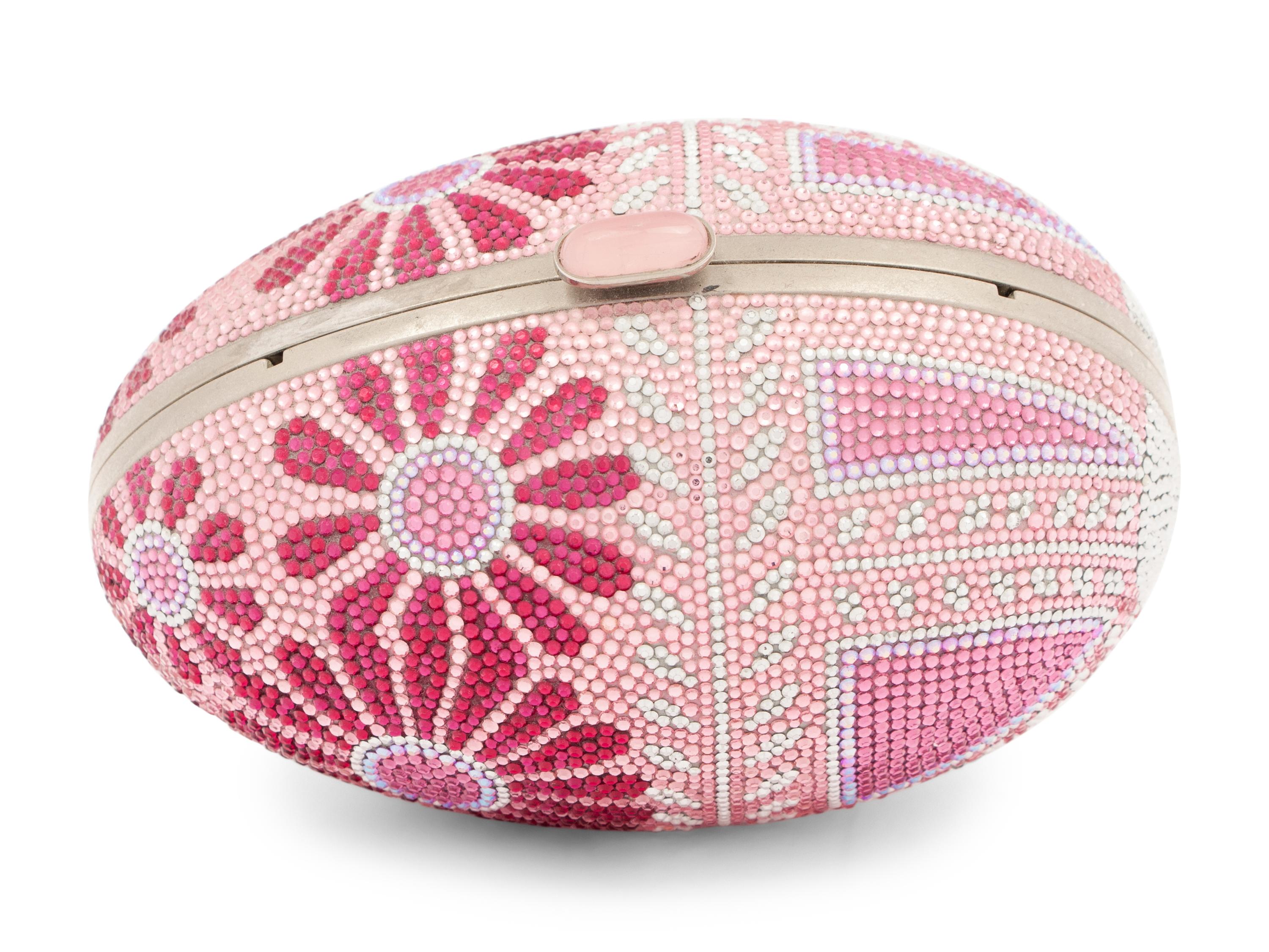 Judith Leiber Pink Egg Minaudière