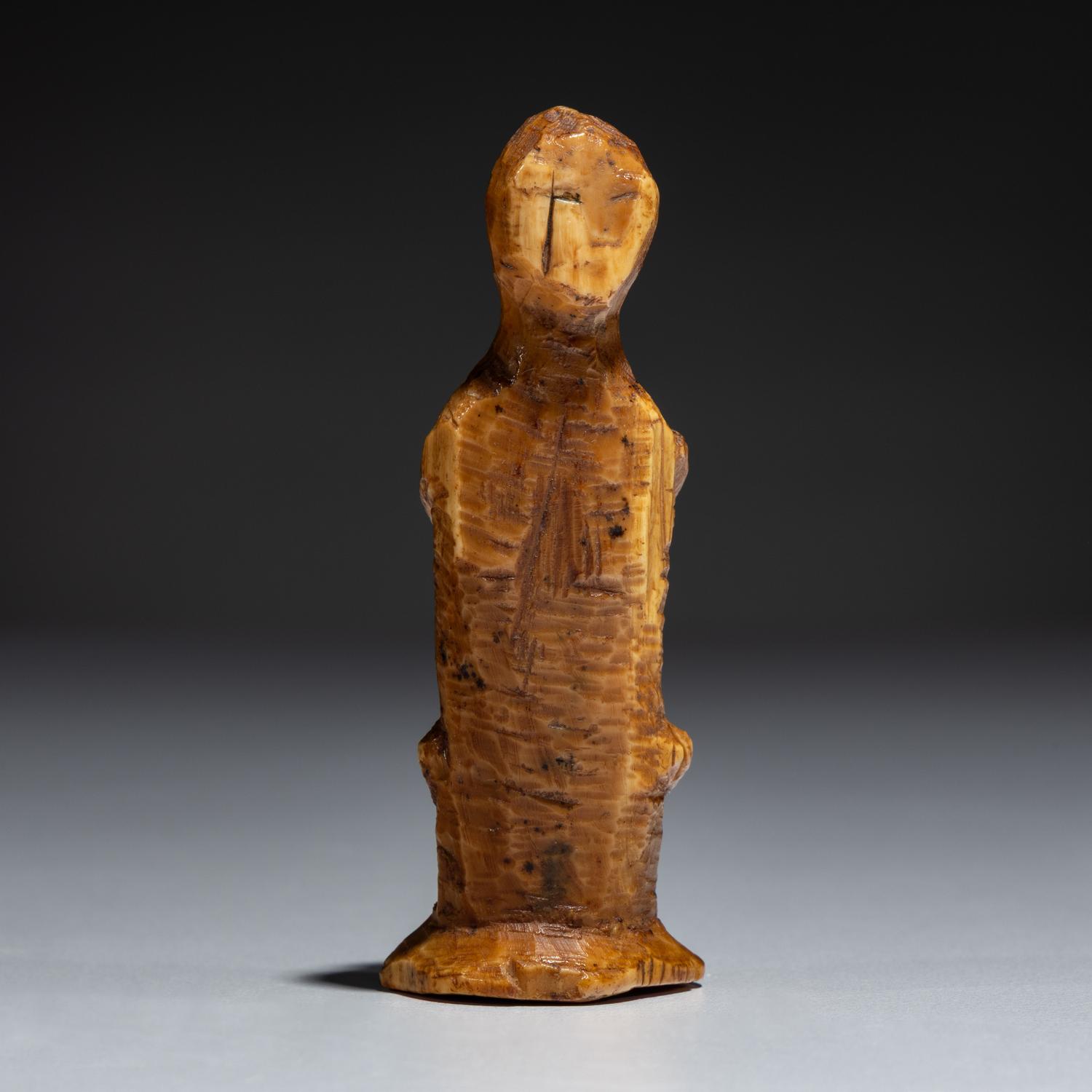 St. Lawrence Island Thule Culture, Mother and Child Figure