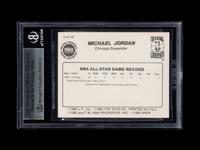 A 1986 Star Michael Jordan Set Break Basketball Card No. 5 1985 All Star (BGS 9 MINT)