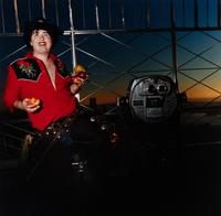 Chris Verene (born 1969) Cheri Nevers Holding a Self-Esteem Salon on Top of the Empire State Building, c. 2000