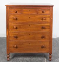An American Mahogany Chest of Drawers Height 47 x width 39 x depth 22 inches. — LATE 19TH/EARLY 20TH CENTURY