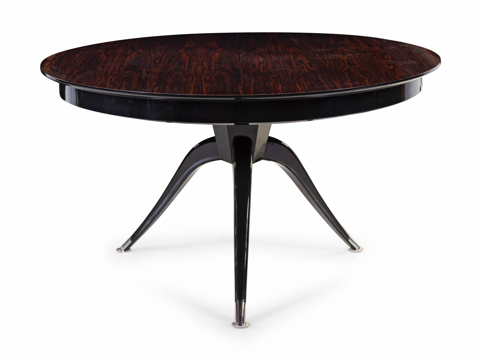 Art Deco Dining Table and Four Chairs