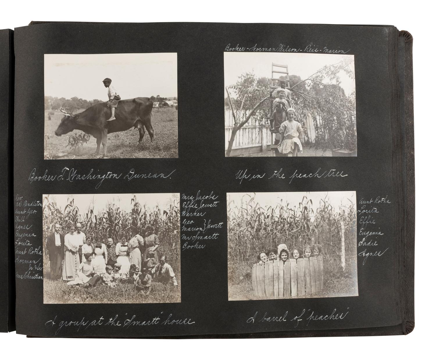 [PHOTO.] Album feat. images of Hudson Fulton Celebration, plains, auto races, and Black subjects.