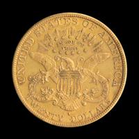 A United States 1889-S Liberty Head $20 Gold Coin