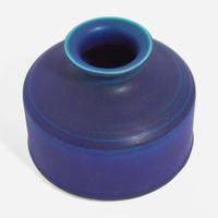 Brother Thomas Bezanson (Canadian-American, 1929-2007) Group of Three Matte Cobalt Vessels, Canada/USA, circa 1970