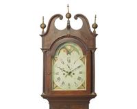 A Federal Inlaid Mahogany Tall Case Clock, New Brunswick, New Jersey, Circa 1810
