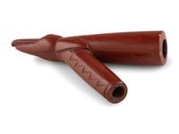 Plains Catlinite Pipe Bowl, with Eagle Head
