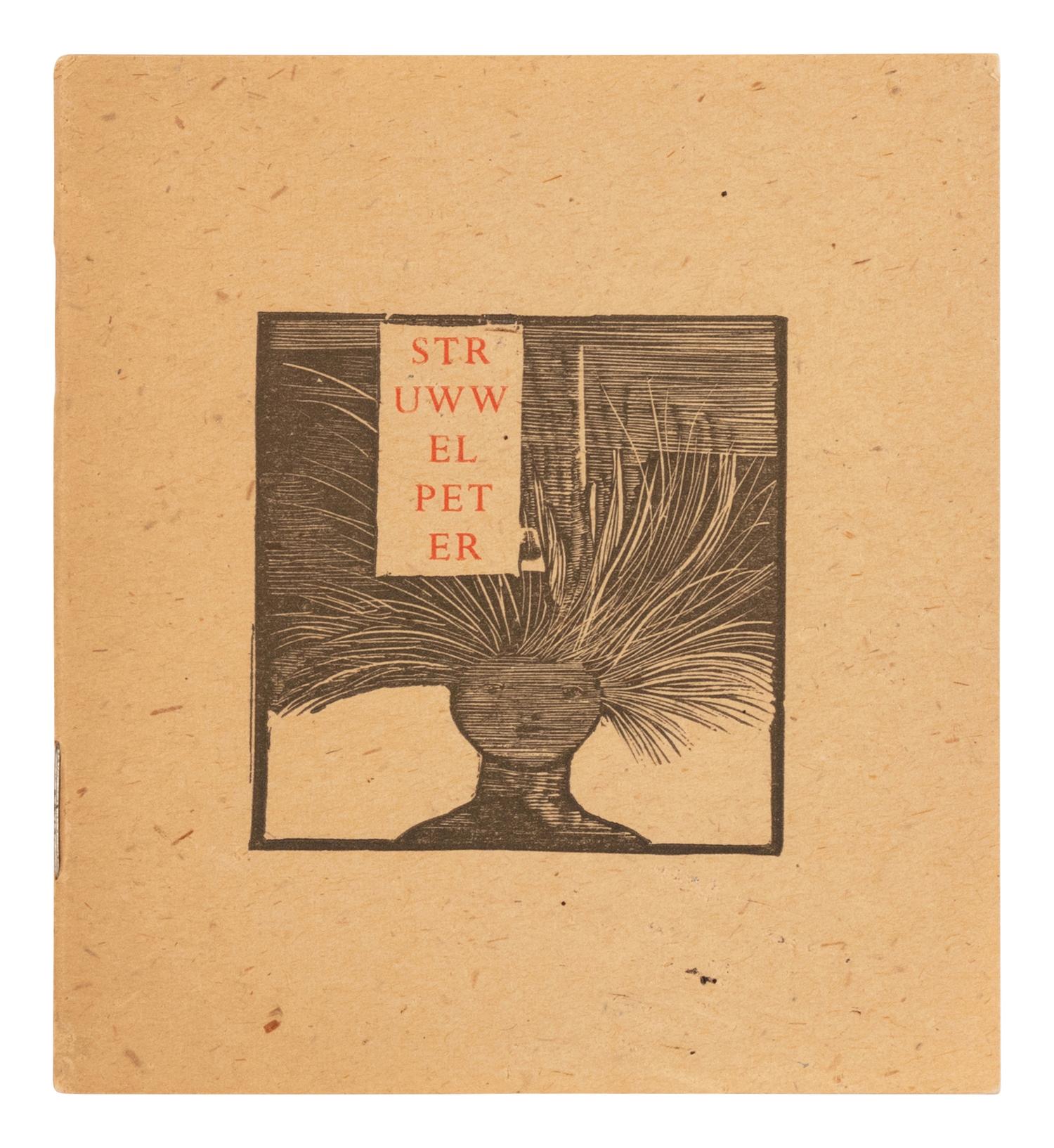 [CHILDREN'S BOOKS - STRUWWELPETER]. BASKIN, Leonard (1922-2000), illustrator. An original signed linocut by Baskin for Struwwelpeter .