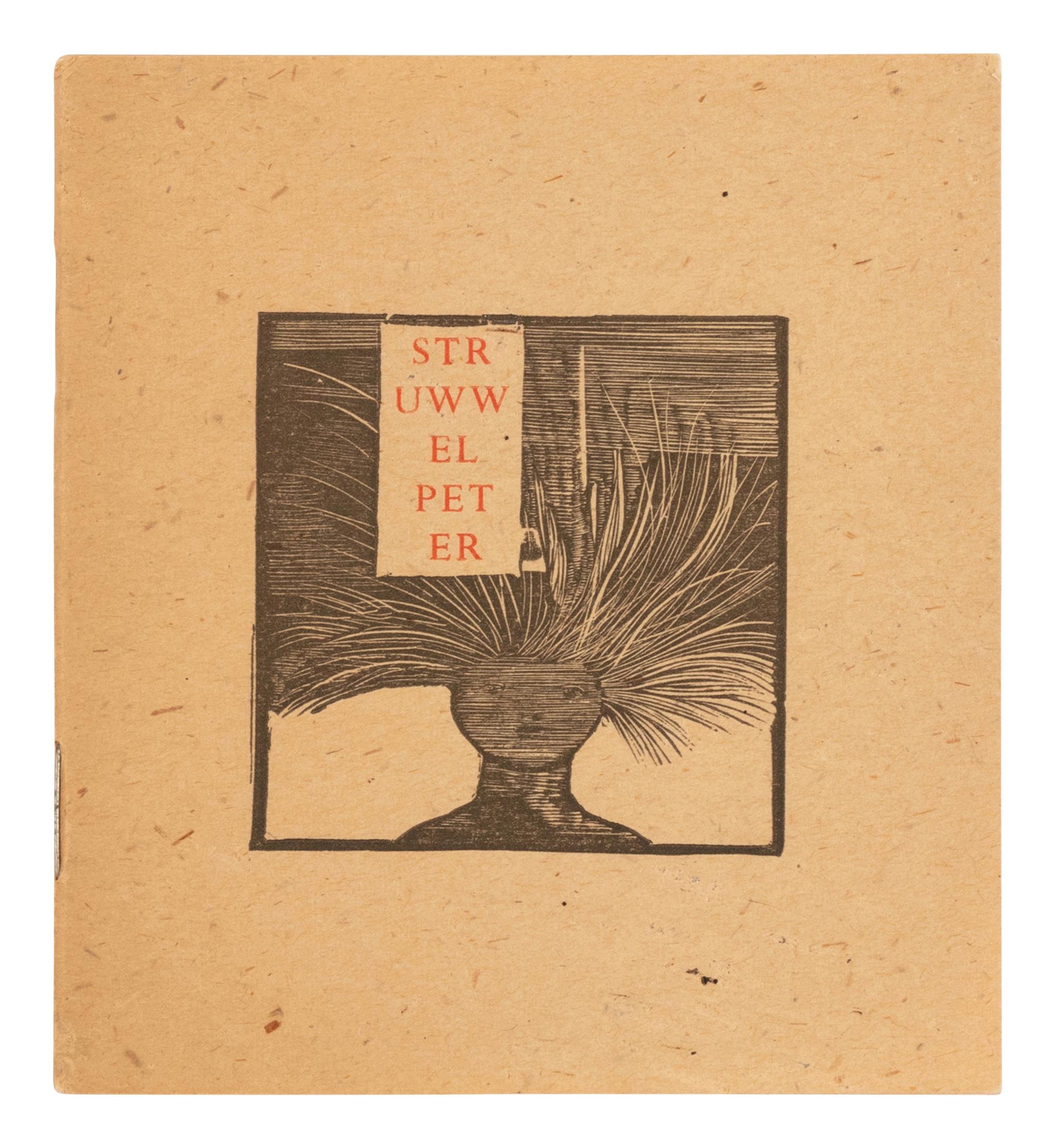 [CHILDREN'S BOOKS - STRUWWELPETER]. BASKIN, Leonard (1922-2000), illustrator. An original signed linocut by Baskin for Struwwelpeter .