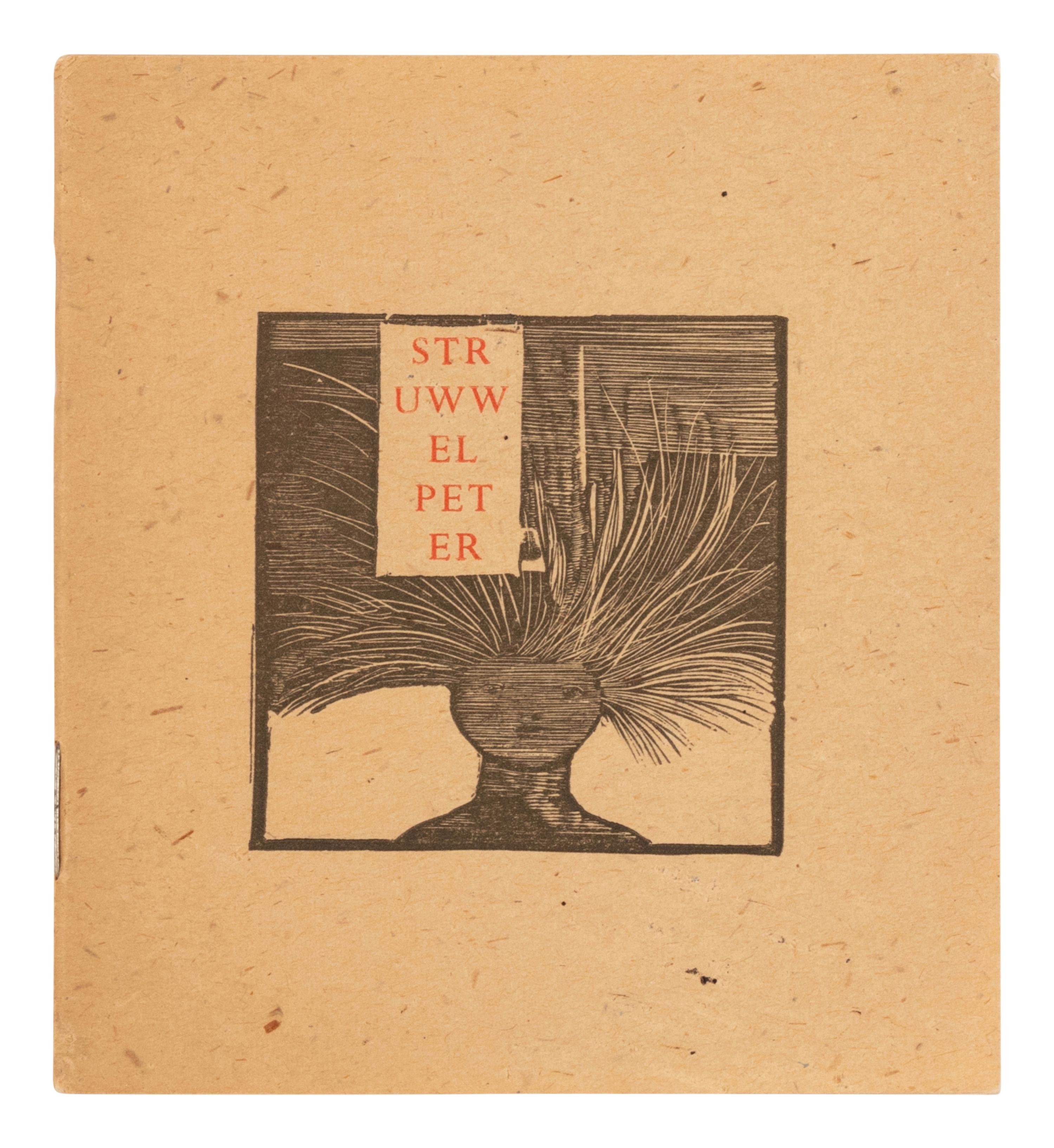 [CHILDREN'S BOOKS - STRUWWELPETER]. BASKIN, Leonard (1922-2000), illustrator. An original signed linocut by Baskin for Struwwelpeter .