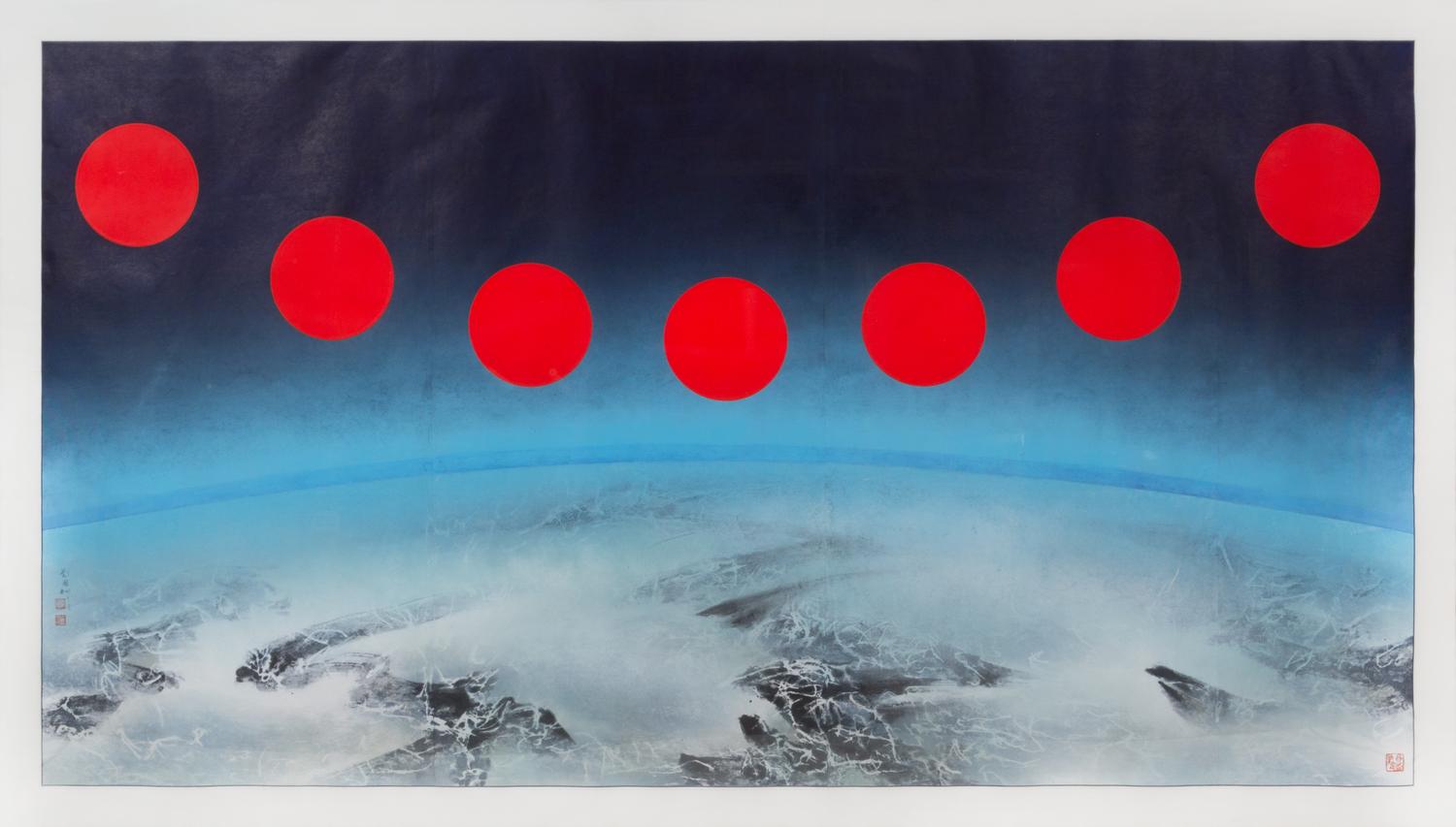 Liu Kuo-sung, (Chinese, b. 1932), The Universe is in My Heart, 2003