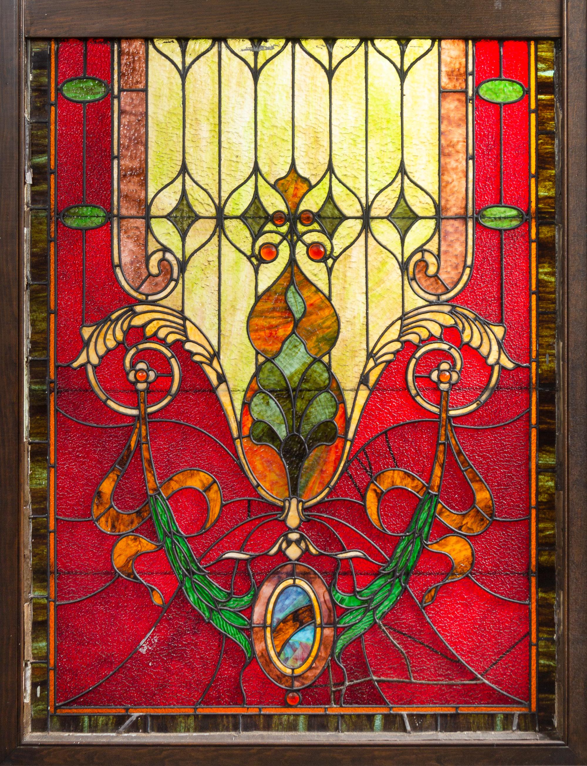 A Leaded Glass Window