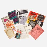 [Counter-Culture] Leary, Timothy, and Hunter S. Thompson, et al. Group of 13 Items Relating to Timothy Leary, LSD, etc.