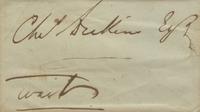 [Literature] [Dickens, Charles] Cruikshank, George. Autograph Letter, signed
