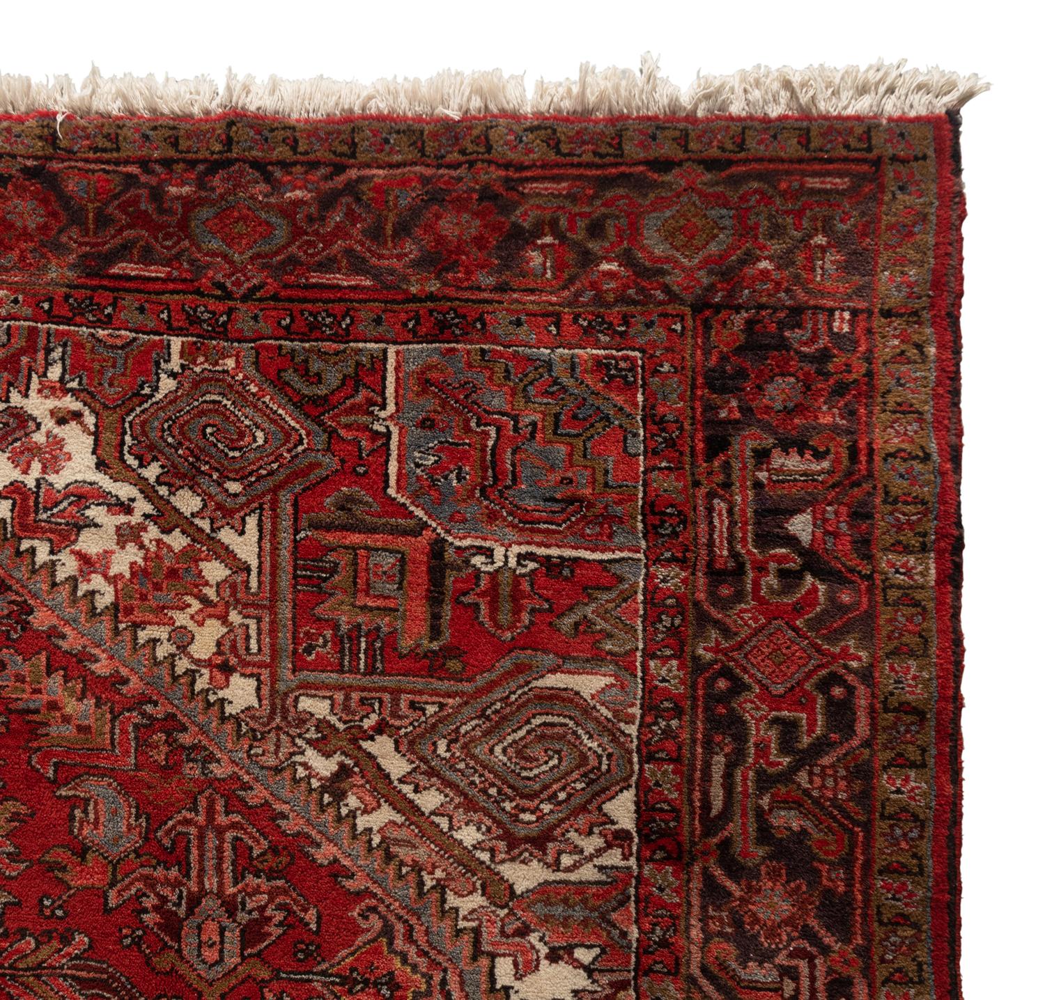 A Heriz Wool Rug