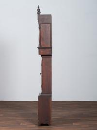 A Chippendale Cherrywood and Tiger Maple Tall Case Clock