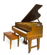 A Steger & Sons Baby Grand Player Piano Length 59 inches. — FIRST HALF 20TH CENTURY