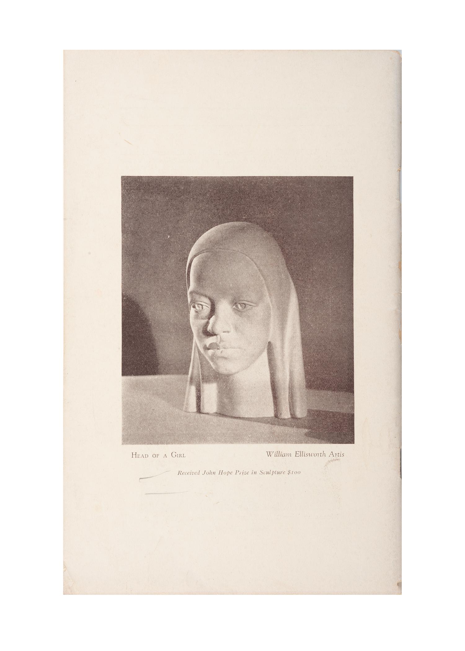 [ART - HARLEM RENAISSANCE]. Exhibition of Productions by Negro Artists. New York: Harmon Foundation, 1933.