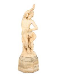 A Terracotta Sculpture of Tahitian Boy