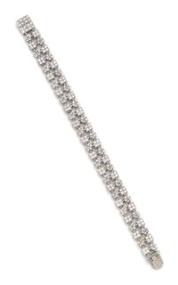 An 18 Karat White Gold and Diamond 'Lucea' Bracelet, Bvlgari, 24.30 dwts.