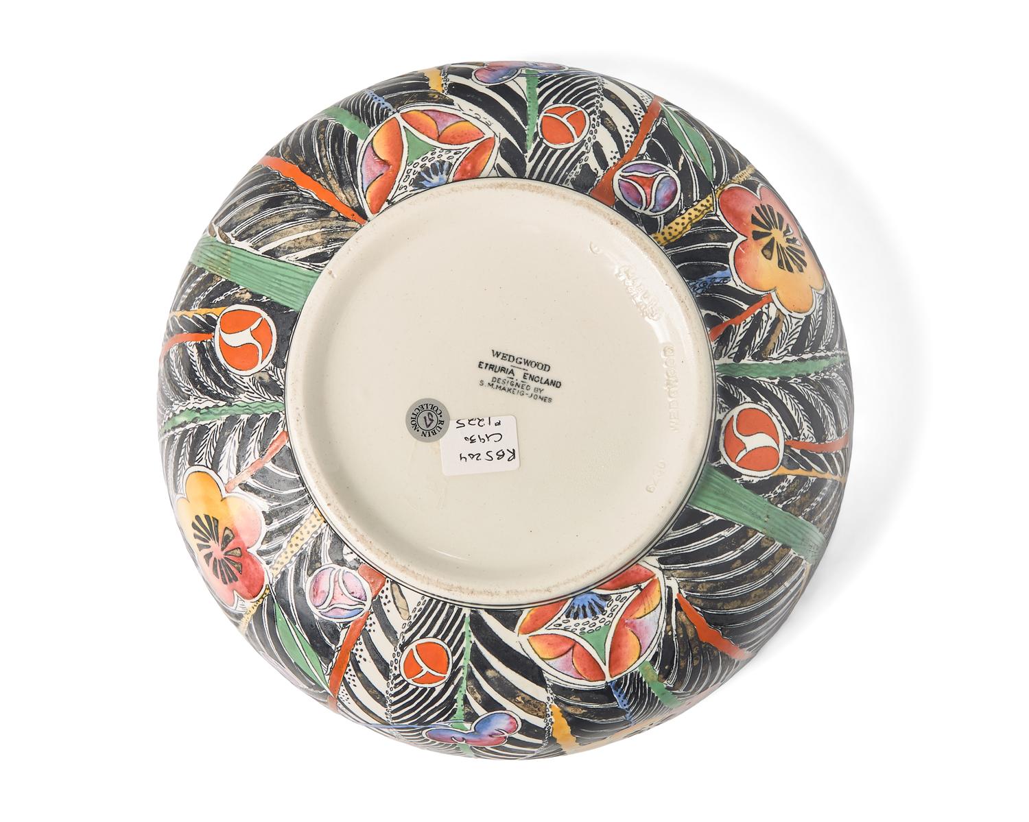 A Wedgwood Polychrome Enameled Ceramic Bowl