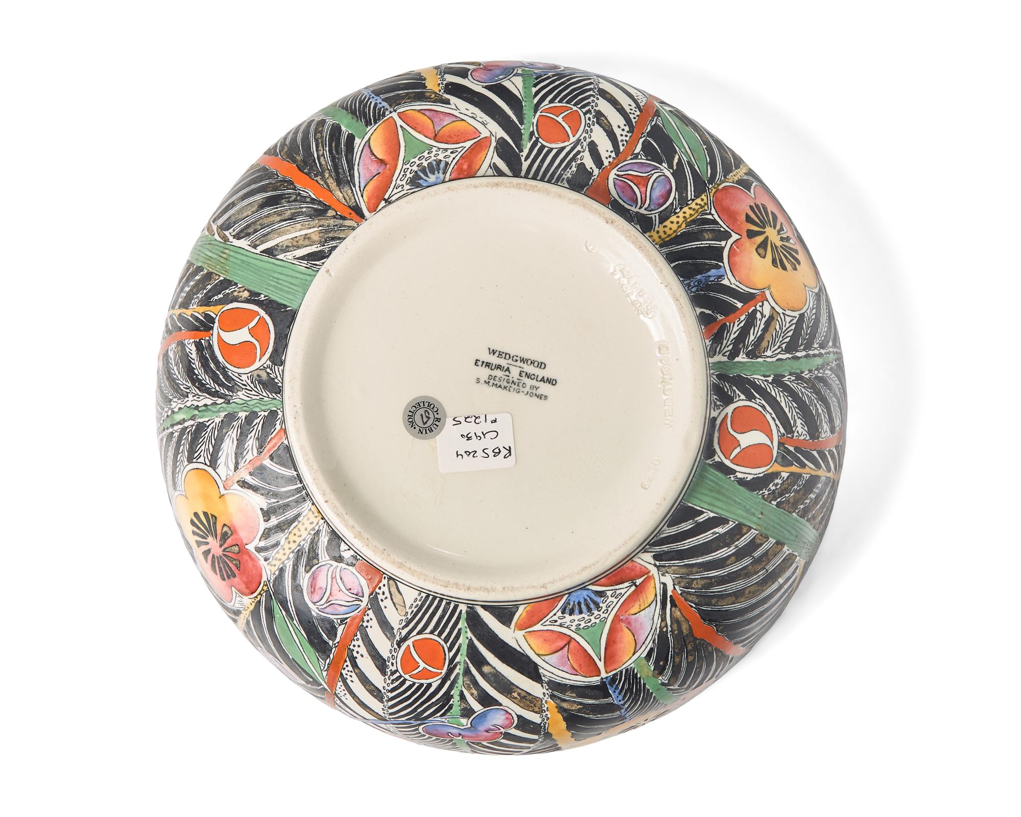A Wedgwood Polychrome Enameled Ceramic Bowl
