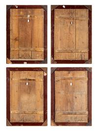 A Set of Four Italian Painted Panels