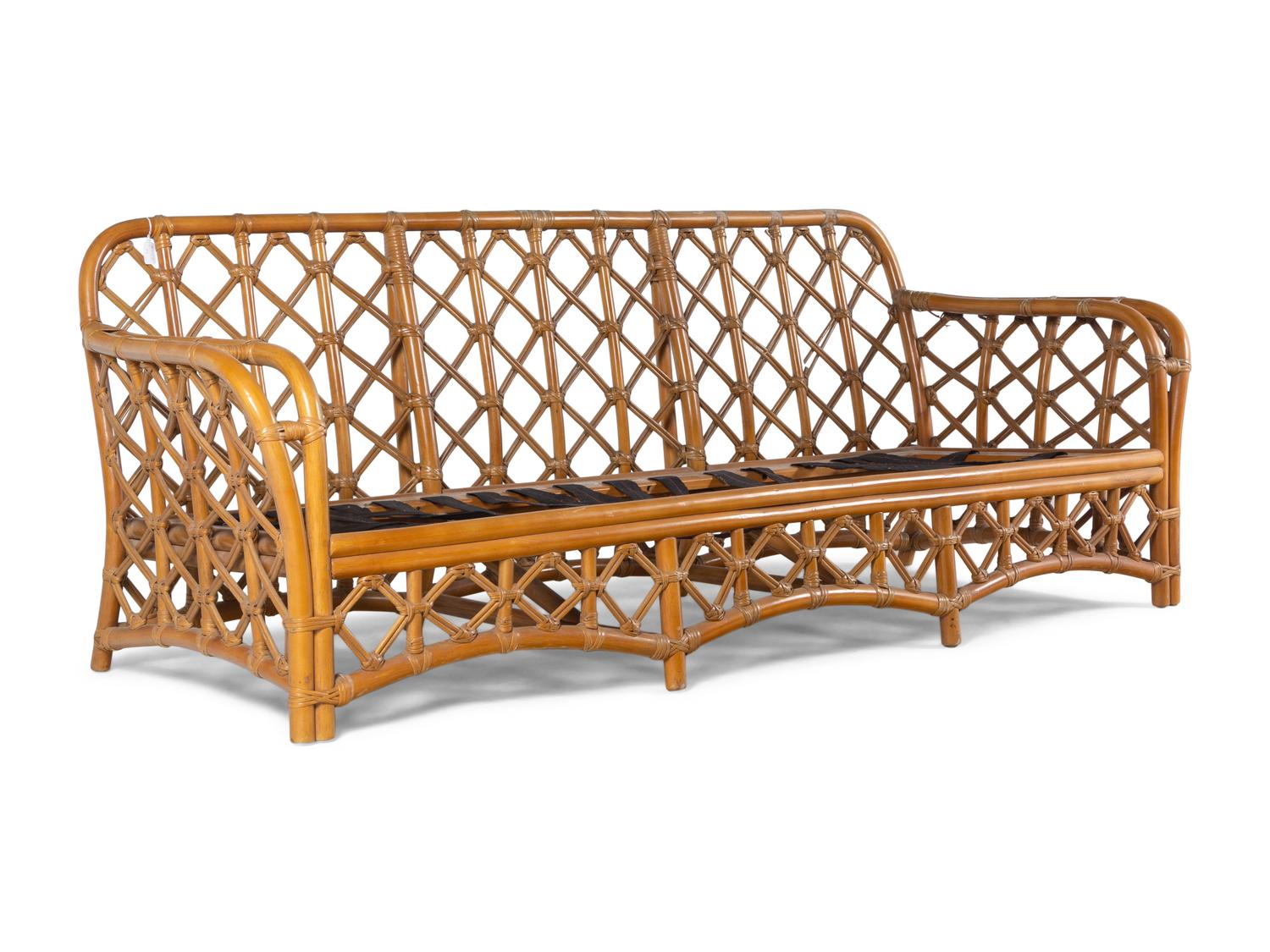 Sofa, c. 1970 Ficks Reed, USA