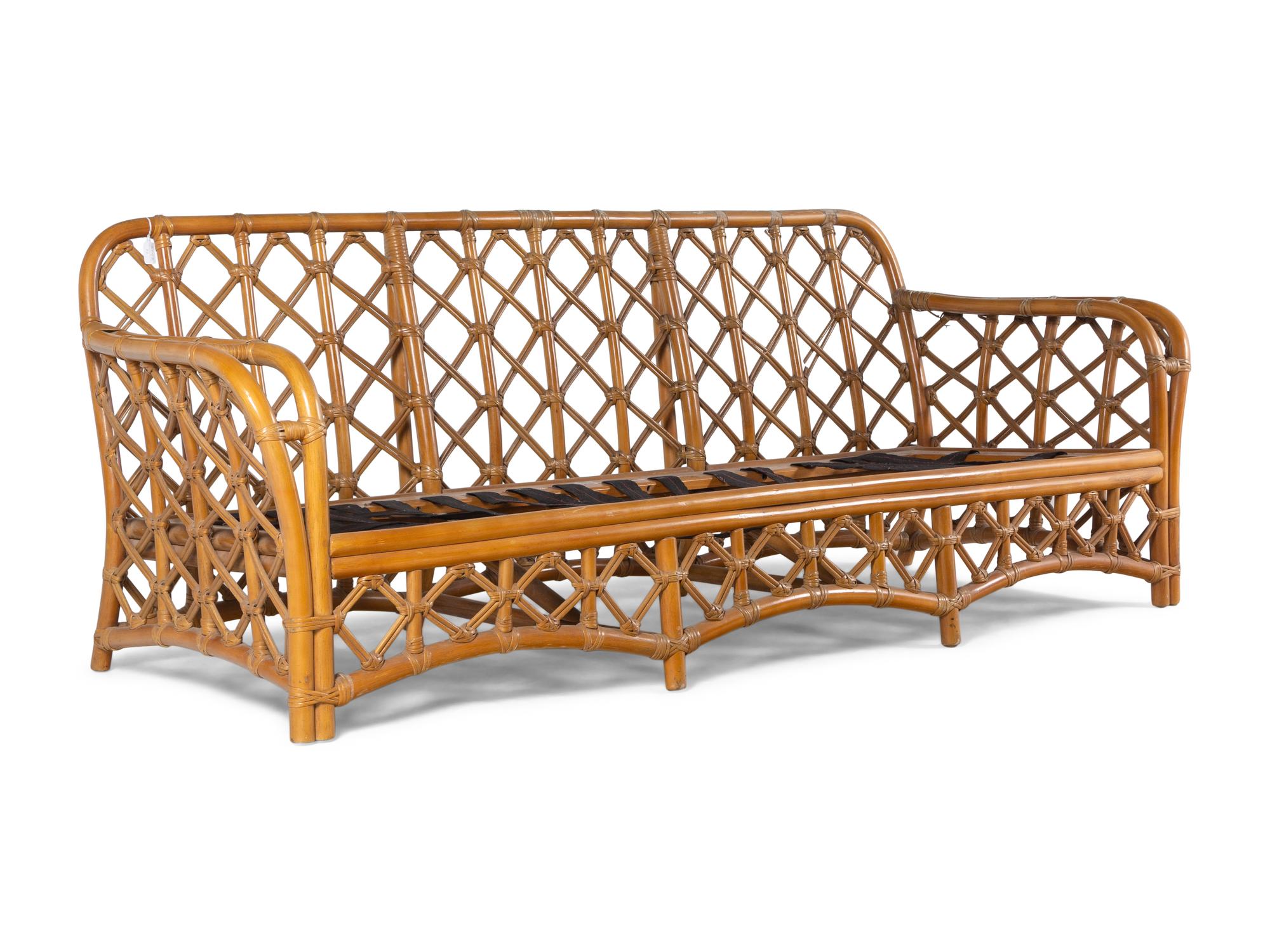 Sofa, c. 1970 Ficks Reed, USA