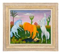 Horses at the Water Hole