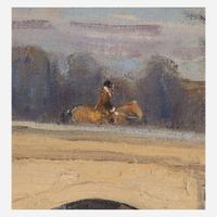 Charles Morris Young (American, 1869–1964) Mr. Jefford's Hounds Crossing the Octoraro (Andrew's Bridge)