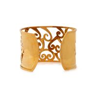 MAZ, YELLOW GOLD CUFF BRACELET