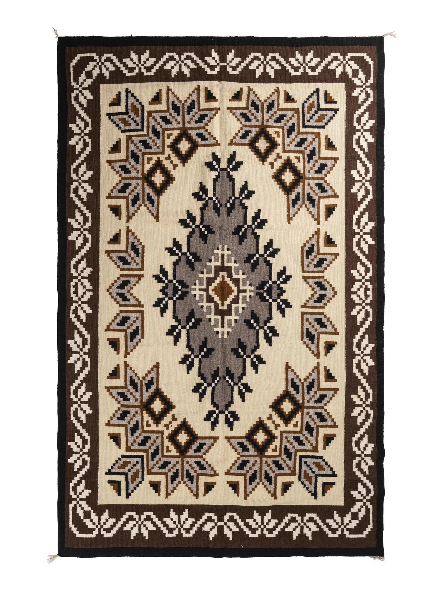 Navajo Two Grey Hills Weaving / Rug