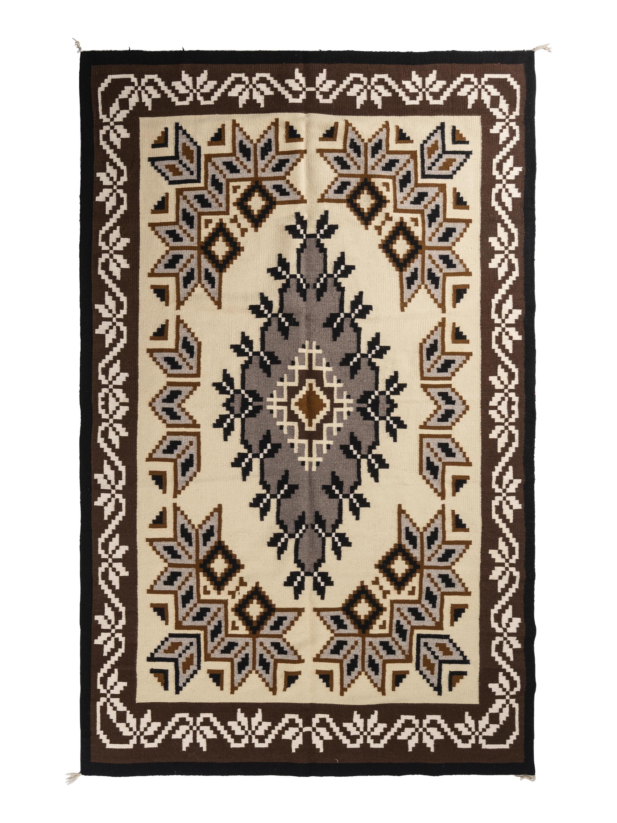 Navajo Two Grey Hills Weaving / Rug