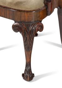 A Rare Anglo-Colonial Carved Padouk Armchair