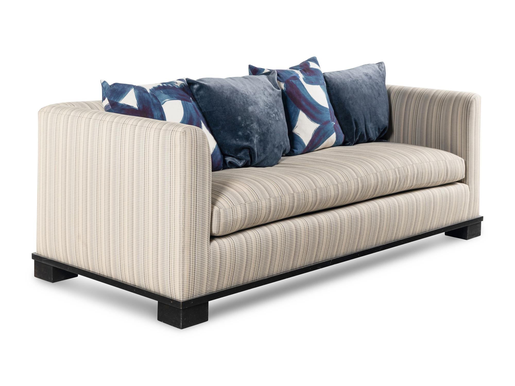 A Contemporary Single-Cushion Sofa