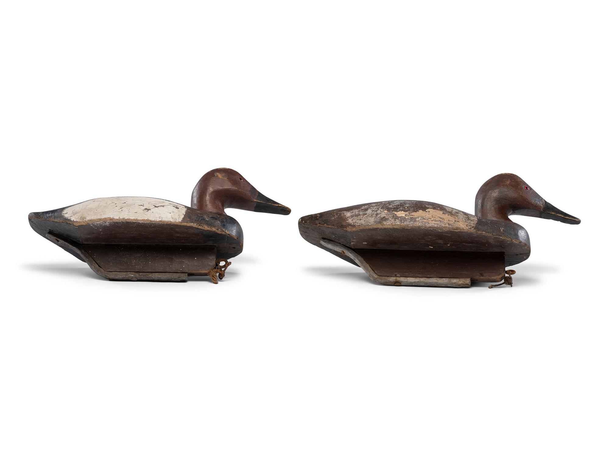 Four Carved and Painted Wood Duck Decoys