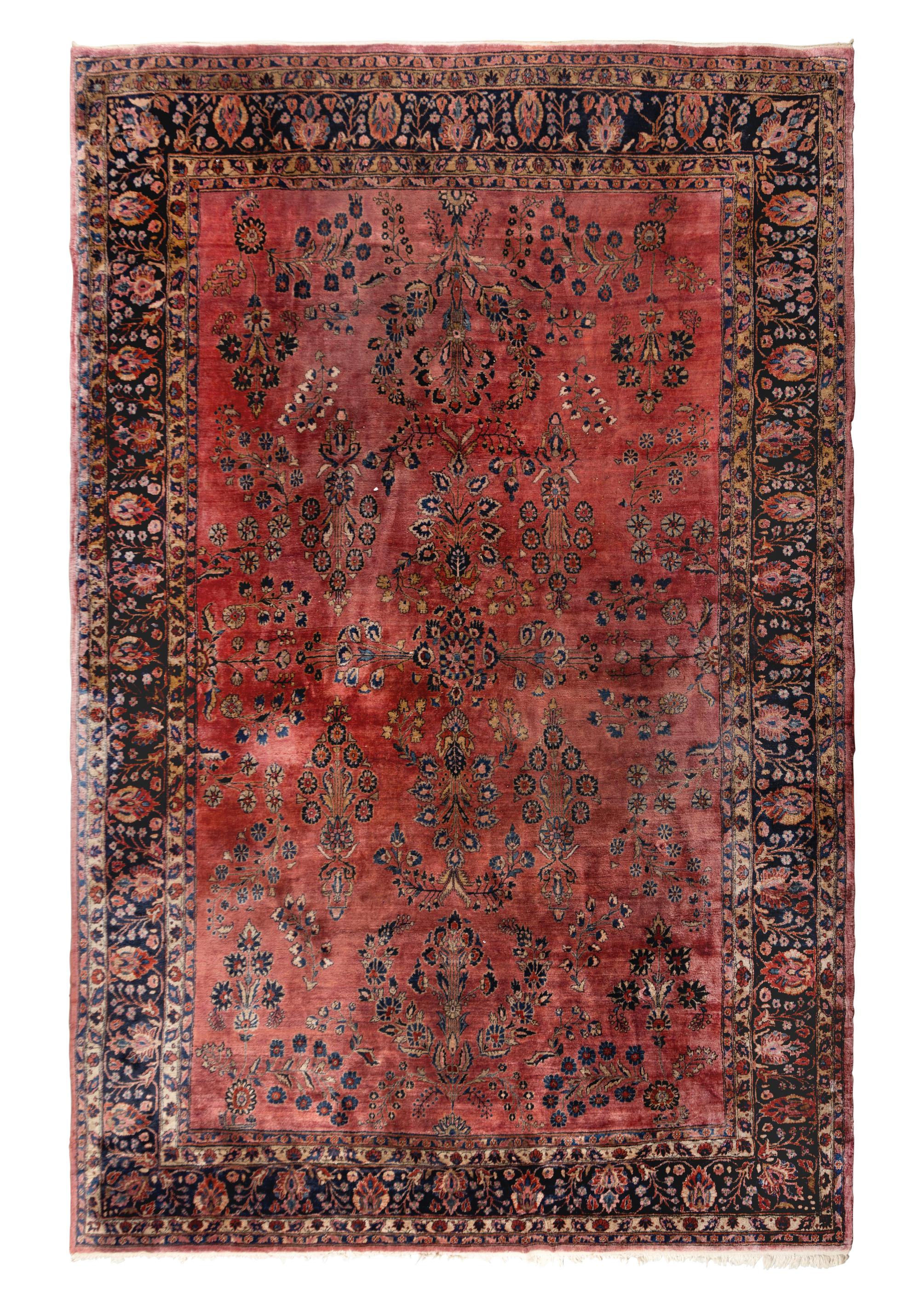 A Sarouk Wool Rug