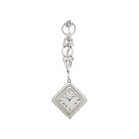 CARTIER, ART DECO, DIAMOND LAPEL WATCH