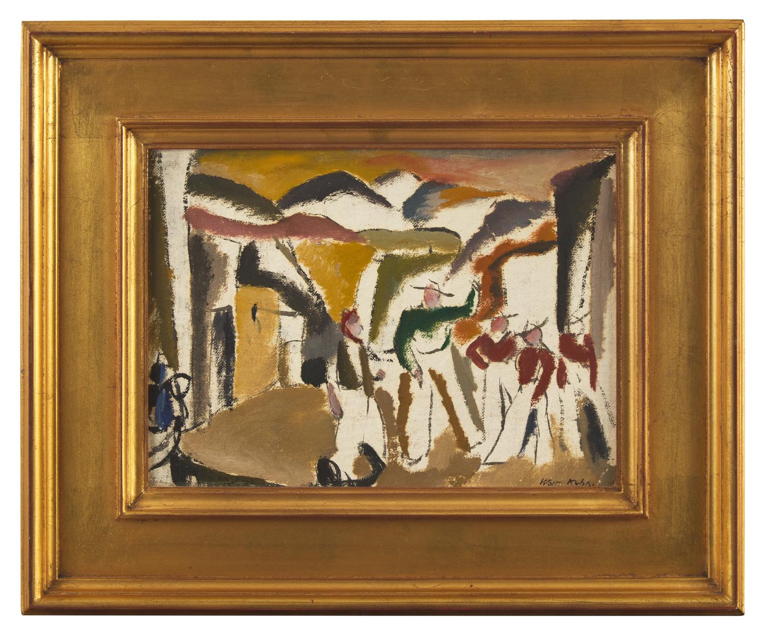 Western Town Scene , 1917