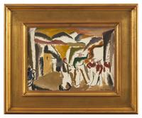 Western Town Scene , 1917