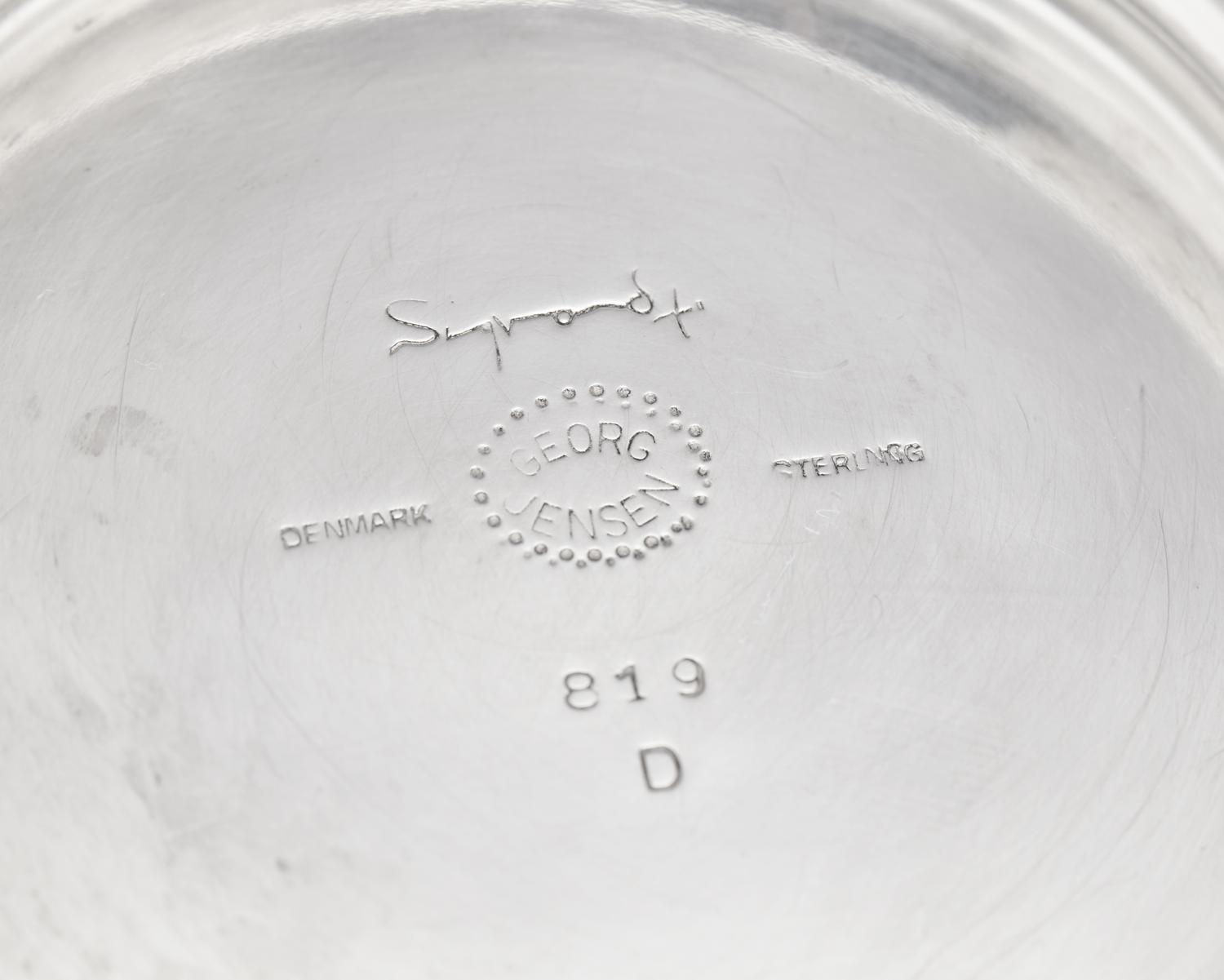 A Sigvard Bernadotte Designed Georg Jensen Silver Ice Bucket