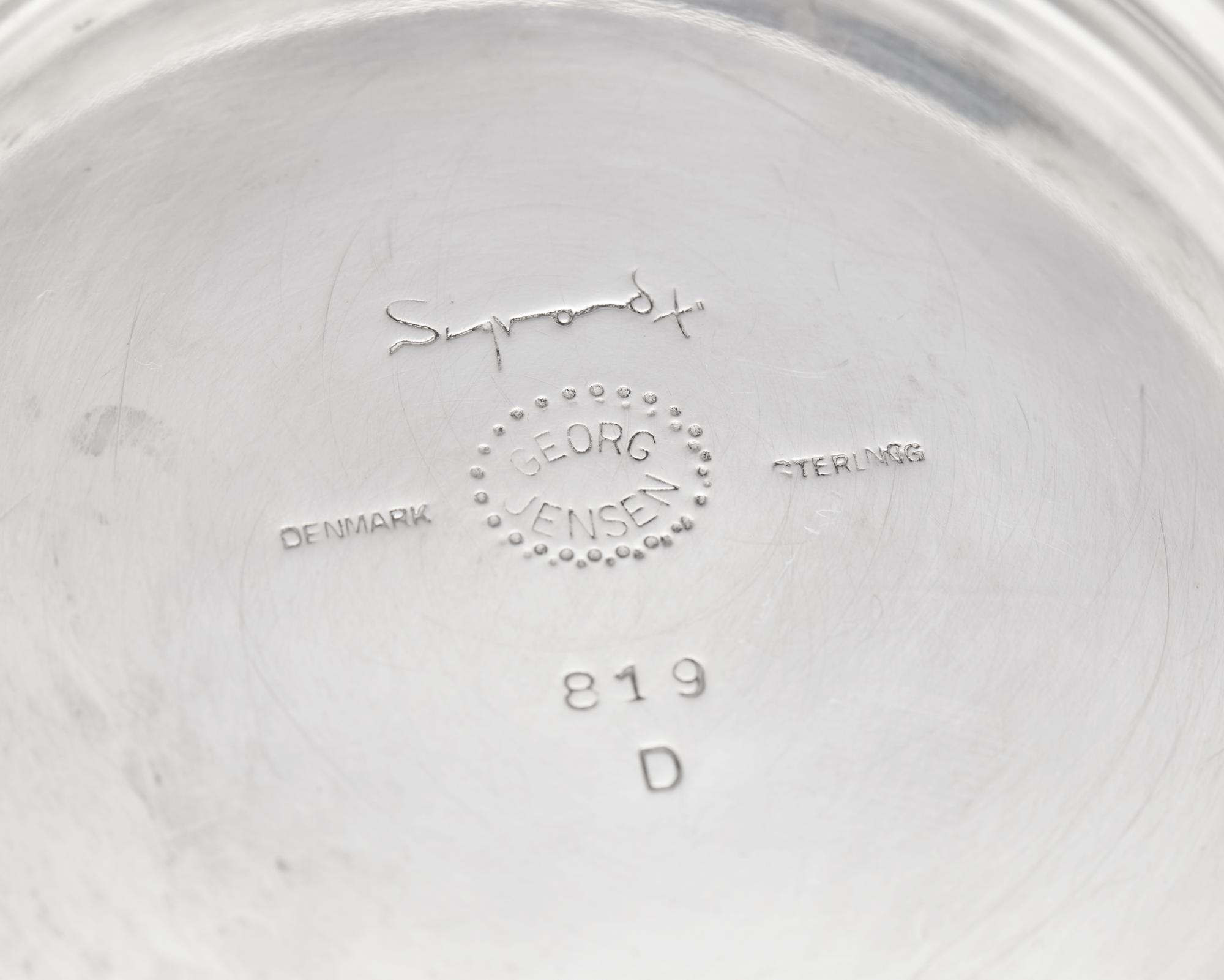 A Sigvard Bernadotte Designed Georg Jensen Silver Ice Bucket
