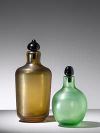 Two Inciso Bottles Venini, Italy