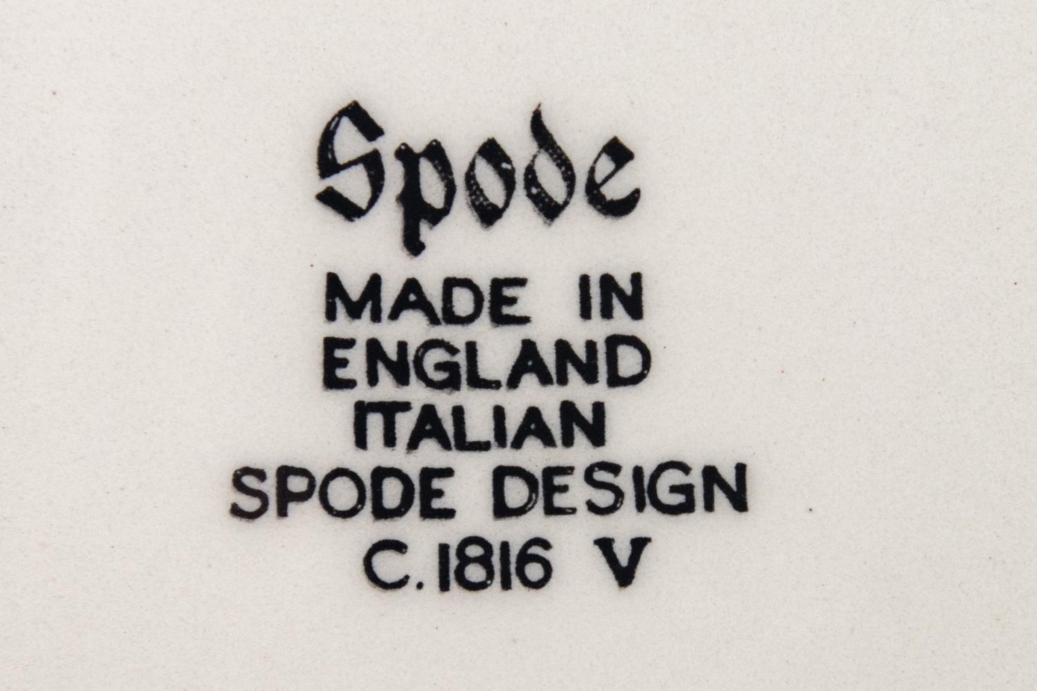 A Spode Ceramic Dinner Service