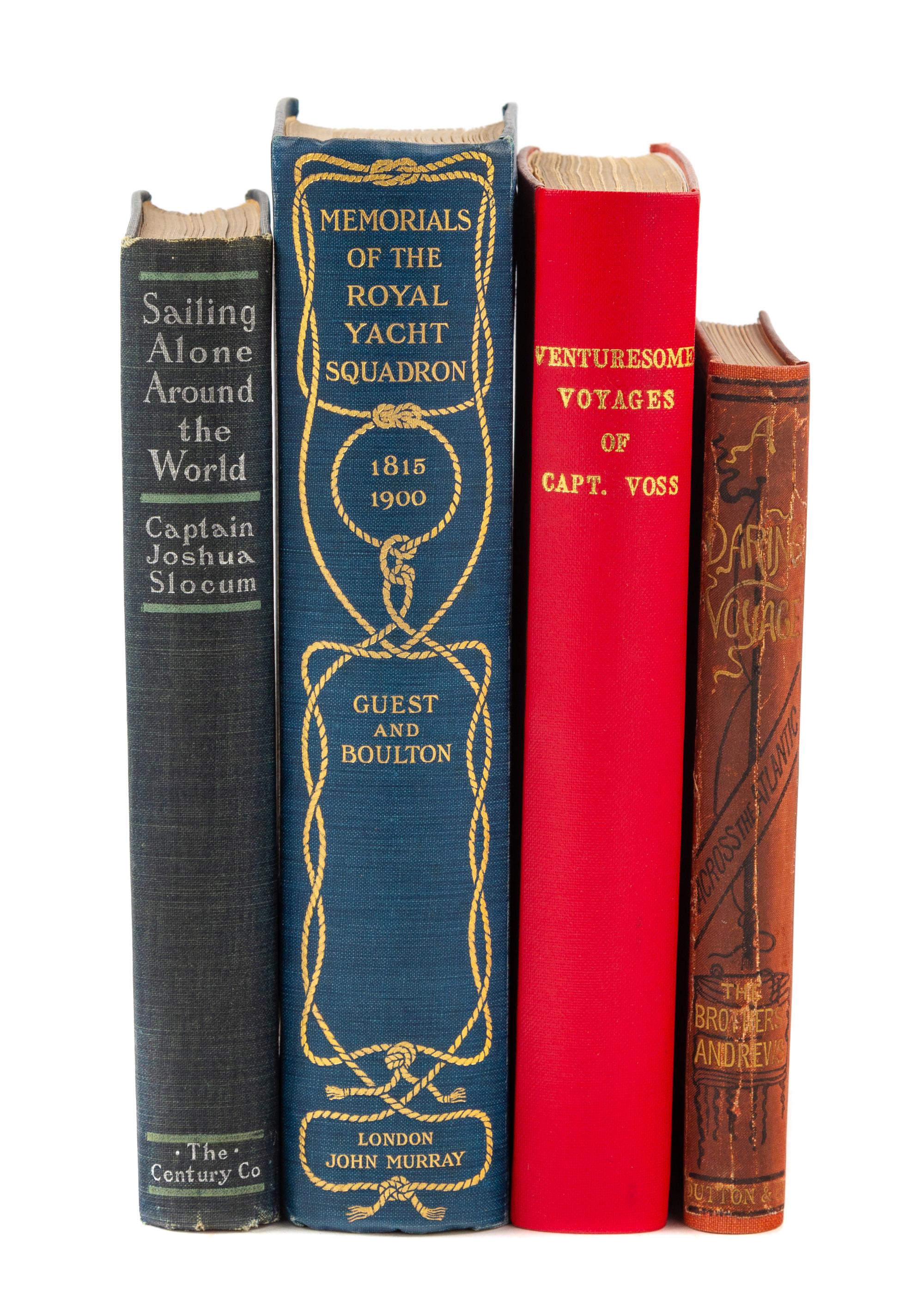 [YACHTING]. A group of 4 works, comprising: