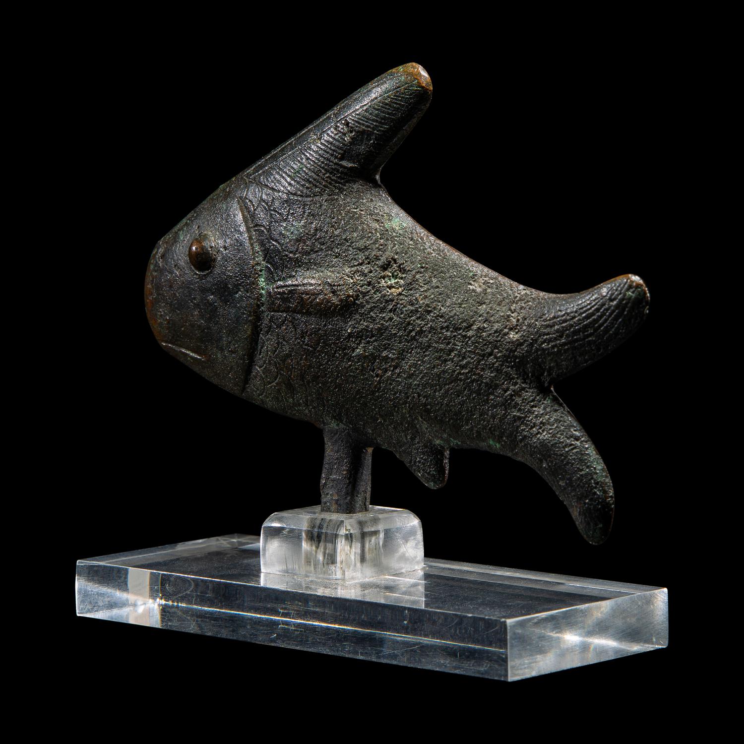 An Egyptian Bronze Oxyrhynchus Fish